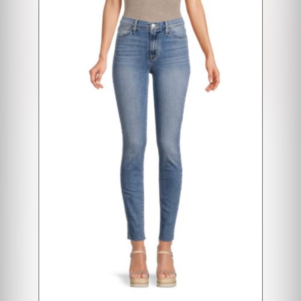 Hudson Blair High Waist Skinny Jean Size 27 Like New EUC Light Wash
